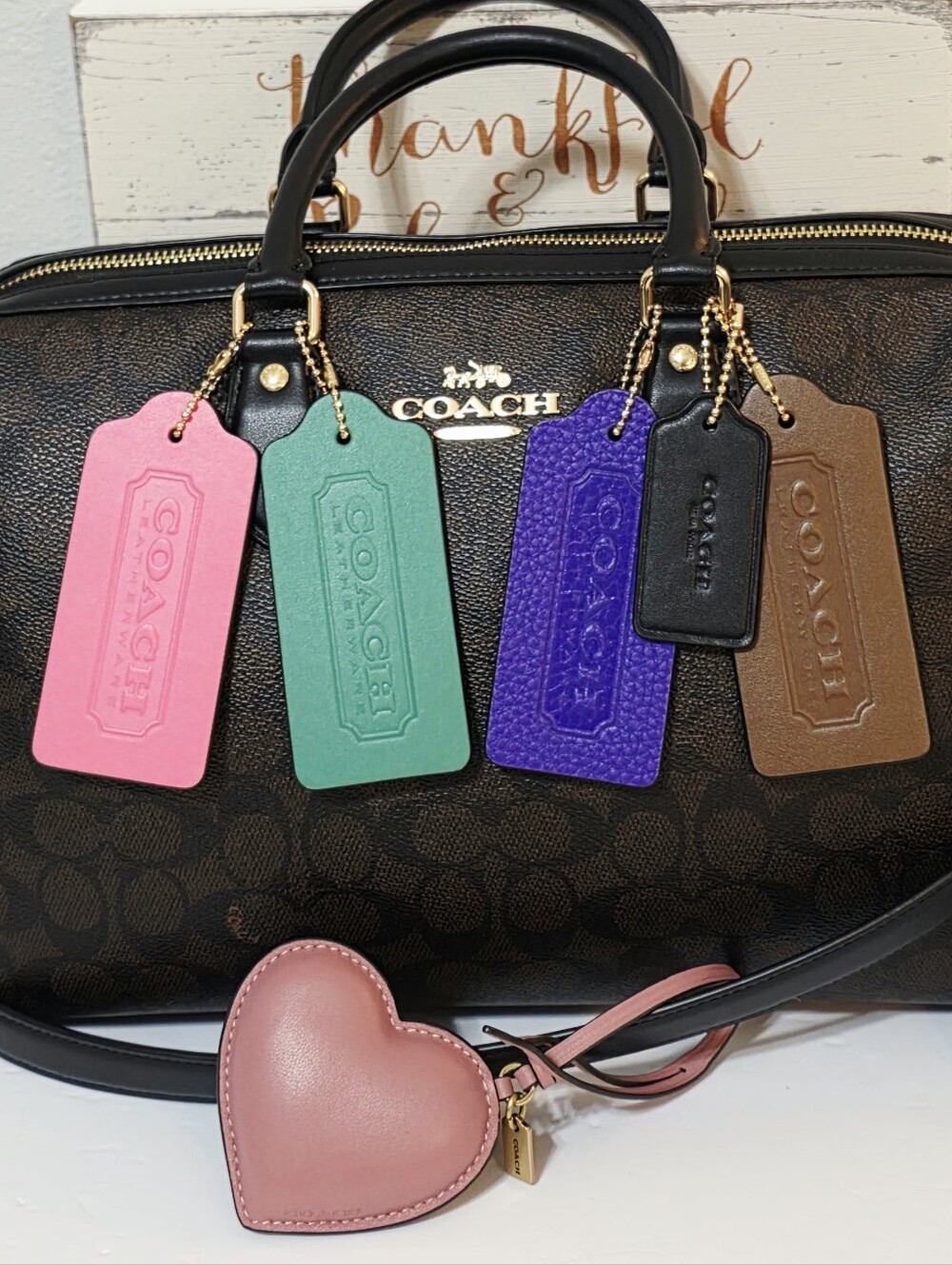 Coach Charms Each Sold Separately! XL Hangtag Bear STAR Key (Bag Not Included) - Picture 4 of 16